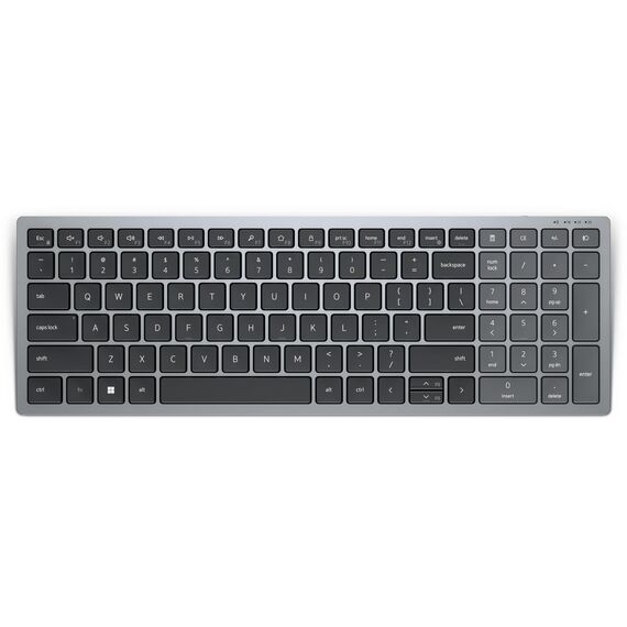 Dell KB740 - Keyboard - compact, multi device - w | KB740-GY-R-FR