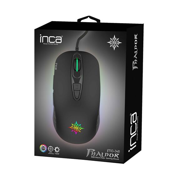 Inca IMG-348 / Right-hand / Optical / USB Type-A / 3200 DPI / 7 /