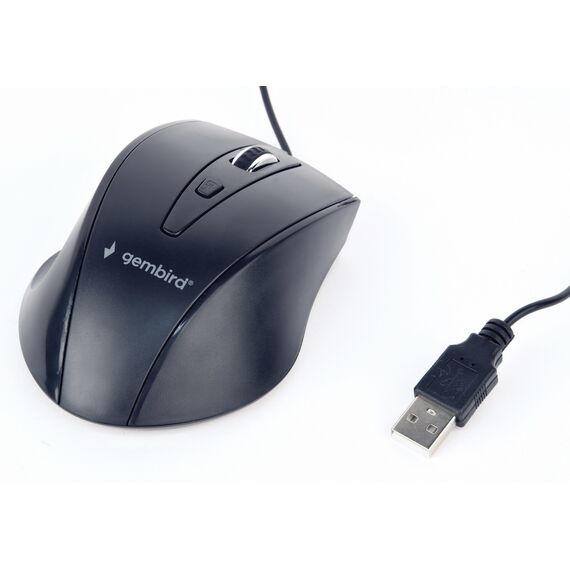 Gembird MUS-4B-02 - Mouse - optical - 4 buttons - wired - USB - b