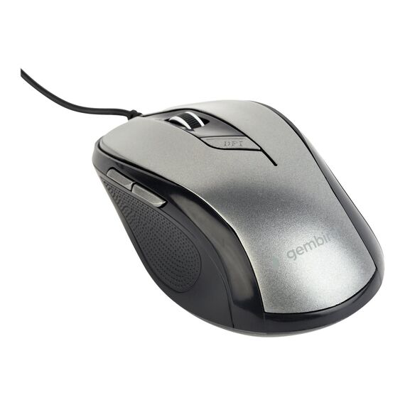 Gembird MUS-6B-01-BG - Mouse - optical - 6 buttons - wired - USB