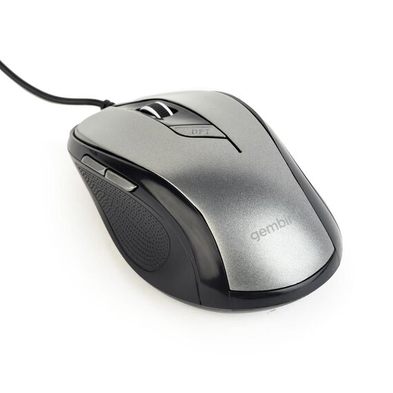 Gembird MUS-6B-01-BG - Mouse - optical - 6 buttons - wired - USB
