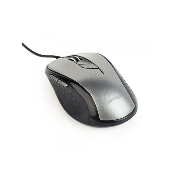 Gembird MUS-6B-01-BG - Mouse - optical - 6 buttons - wired - USB