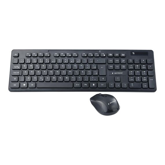 Gembird KBS-WCH-03-DE - Keyboard and mouse set - wireless - 2.4 G