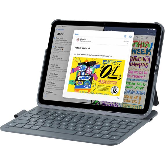 DEQSTER Slim PRO Keyboard 10.9" - iPad Tastatur - mi | 90-2000034