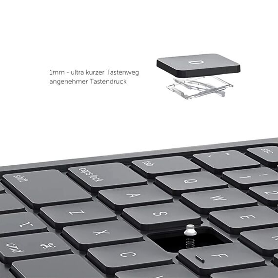 DEQSTER Slim PRO Keyboard 10.9" - iPad Tastatur - mi | 90-2000034