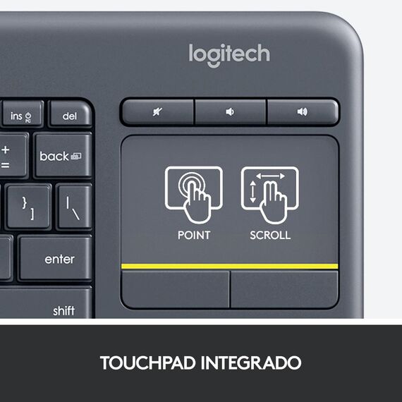 Logitech Wireless Touch Keyboard K400 Plus - Keyboar | 920-007137