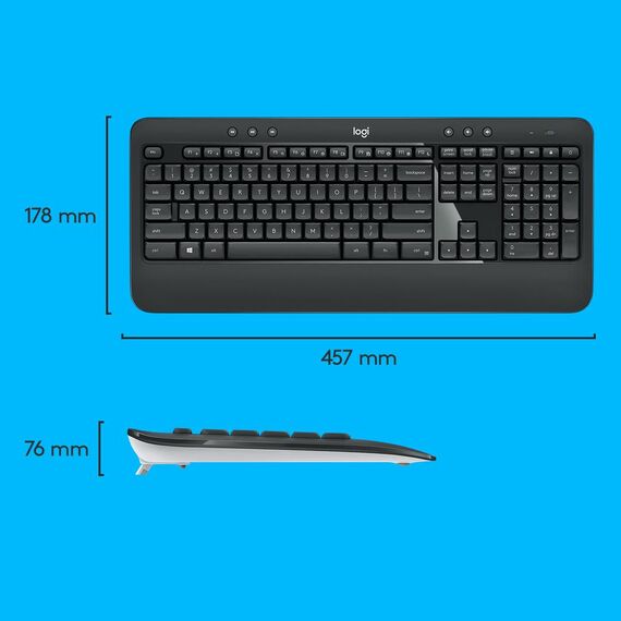 Logitech MK540 Advanced - Keyboard and mouse set - w | 920-008675