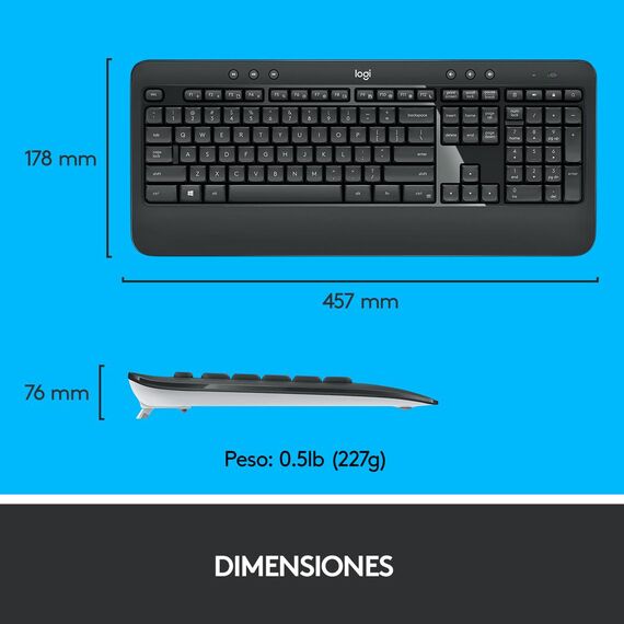 Logitech MK540 Advanced - Keyboard and mouse set - w | 920-008680