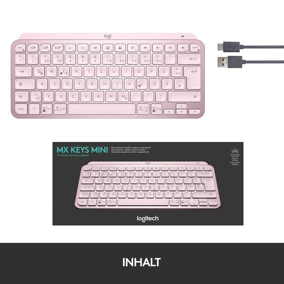 Logitech MX Keys Mini - Keyboard - backlit - Bluetoo | 920-010484