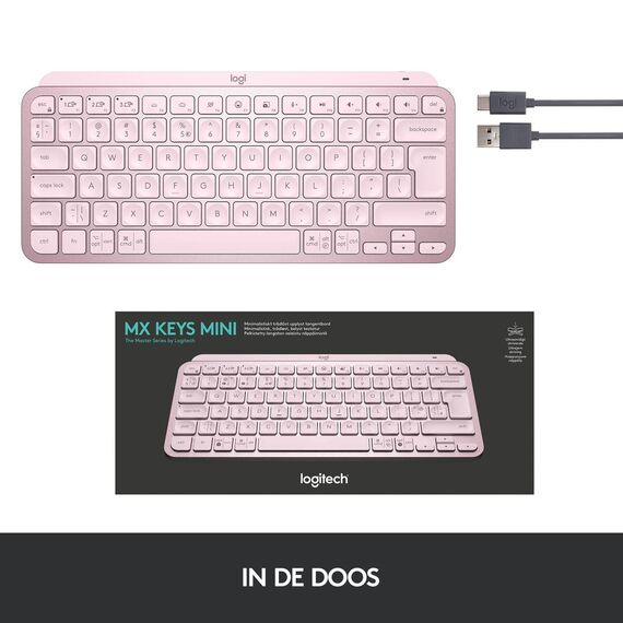 Logitech MX Keys Mini - Keyboard - backlit - Bluetoo | 920-010484