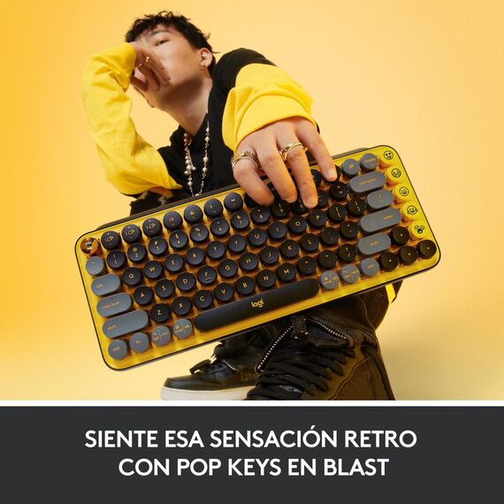Logitech POP Keys - Keyboard - wireless - Bluetooth  | 920-010728