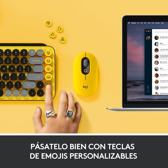Logitech POP Keys - Keyboard - wireless - Bluetooth  | 920-010728