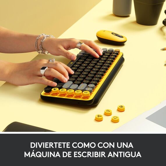 Logitech POP Keys - Keyboard - wireless - Bluetooth  | 920-010728