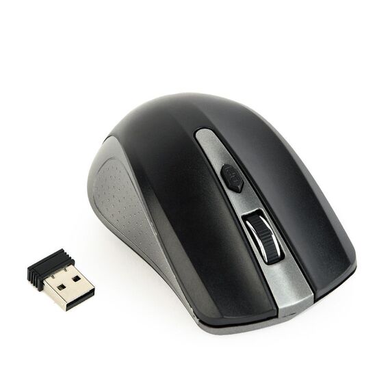 Gembird MUSW-4B-04-GB - Mouse - optical - 4 buttons - wireless -