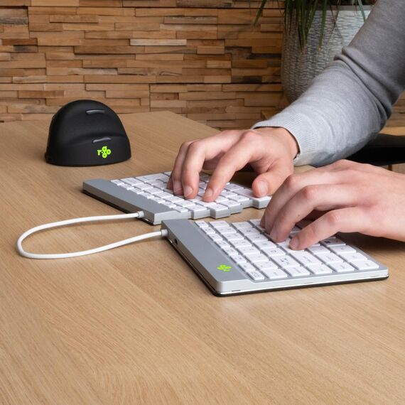 R-Go Ergonomic Keyboard Split break - Keyboard - wi | RGOSBDEWLWH