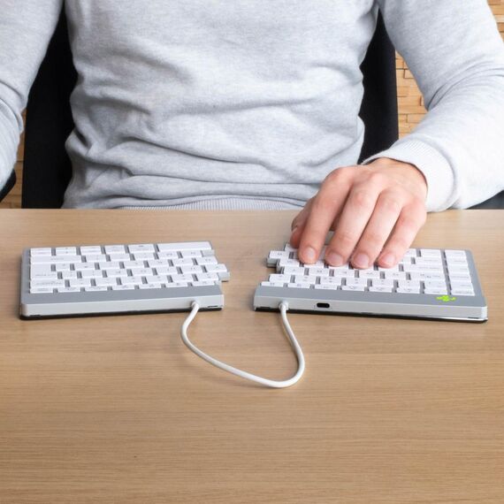 R-Go Ergonomic Keyboard Split break - Keyboard - wi | RGOSBDEWLWH