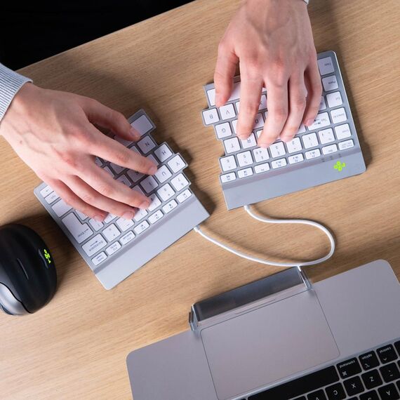 R-Go Ergonomic Keyboard Split break - Keyboard - wi | RGOSBDEWLWH