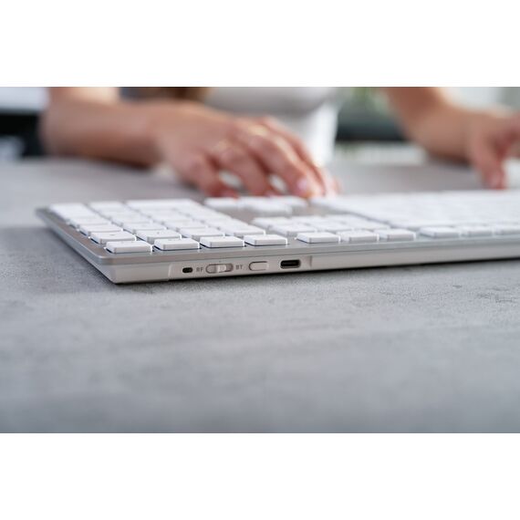 CHERRY KW 9100 SLIM - Keyboard - wireless - 2.4 GHz | JK-9110GB-1