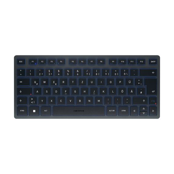 CHERRY KW 7100 MINI BT - Keyboard - wireless - Blu | JK-7100DE-22