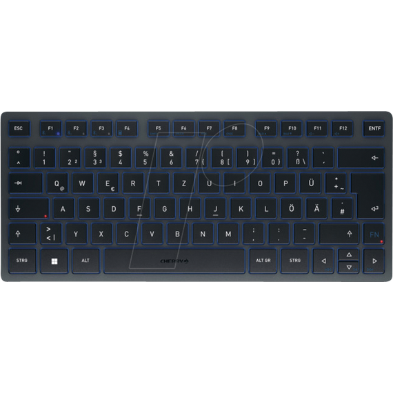CHERRY KW 7100 MINI BT - Keyboard - wireless - Blu | JK-7100DE-22