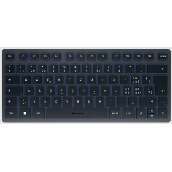CHERRY KW 7100 MINI BT - Keyboard - wireless - Blu | JK-7100DE-22