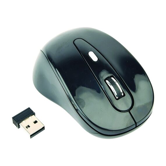 Gembird MUSW-6B-01 - Mouse - optical - 6 buttons - wireless - 2.4