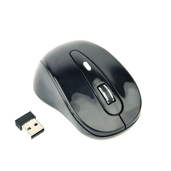 Gembird MUSW-6B-01 - Mouse - optical - 6 buttons - wireless - 2.4