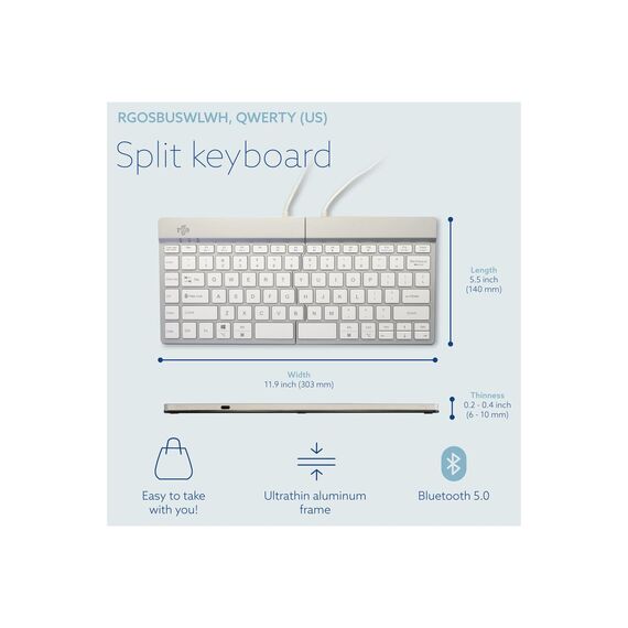 R-Go Ergonomic Keyboard Split break - Keyboard - wi | RGOSBUSWLWH