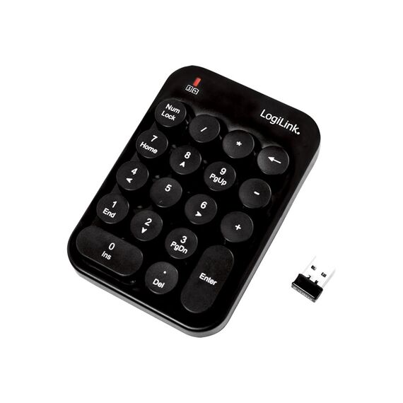 LogiLink - Keyboard and mouse set - wireless - 2.4 GHz - | ID0161