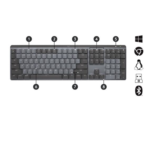 Logitech Master Series MX Mechanical - Keyboard - ba | 920-010752