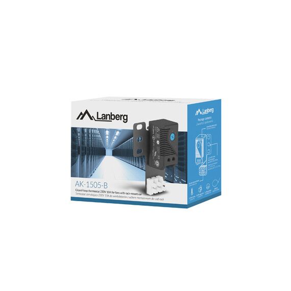 Lanberg AK-1505-B - Grey - IP20 - Plastic - UL 94 V-0 - AC - 30 W