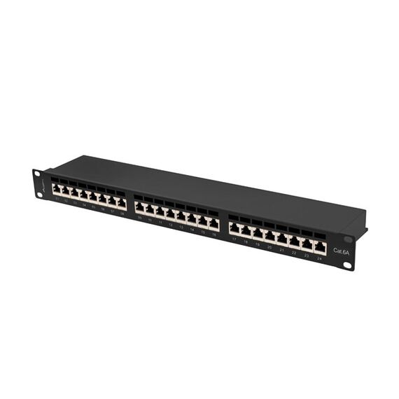 Lanberg PPSA-1024-B - patch-panel - 1U - 24-Port - 1 HE