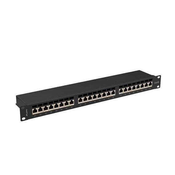 Lanberg PPSA-1024-B - patch-panel - 1U - 24-Port - 1 HE