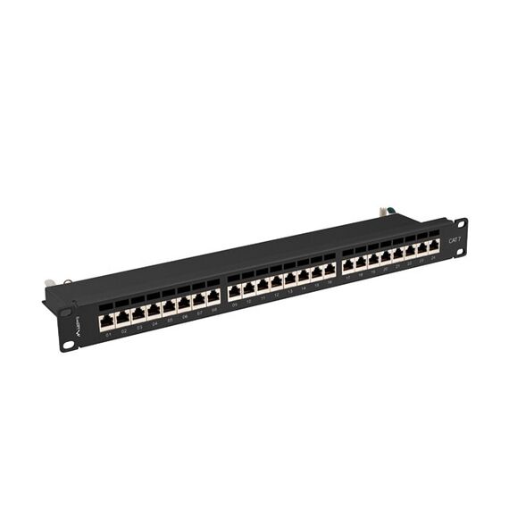 Lanberg PPS7-1024-B - Cat7 - F/UTP (FTP) - Black - ABS - Metal -