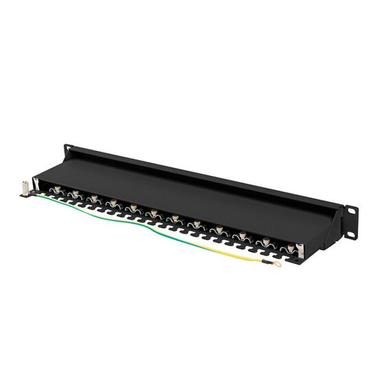 Lanberg PPS7-1024-B - Cat7 - F/UTP (FTP) - Black - ABS - Metal -