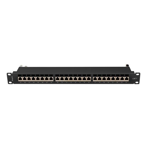 Lanberg PPS7-1024-B - Cat7 - F/UTP (FTP) - Black - ABS - Metal -