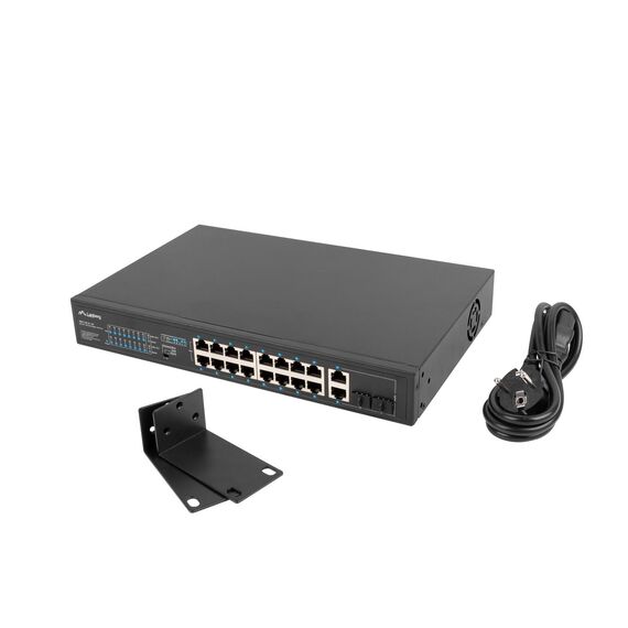 Lanberg RSFE-16P-2C-150 - Unmanaged - Gigabit Ethernet (10/100/10