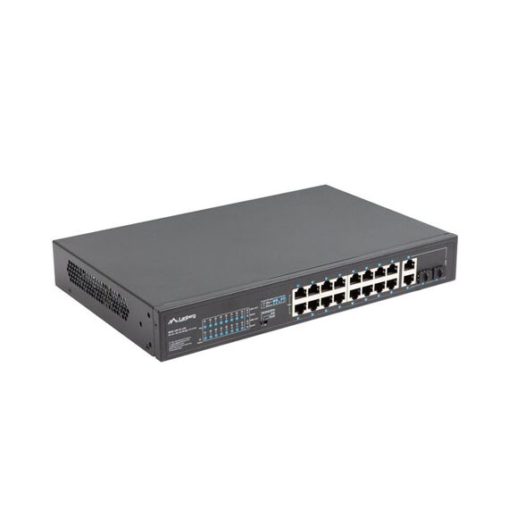 Lanberg RSFE-16P-2C-250 - Unmanaged - Gigabit Ethernet (10/100/10