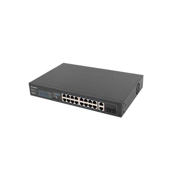Lanberg RSFE-16P-2C-250 - Unmanaged - Gigabit Ethernet (10/100/10