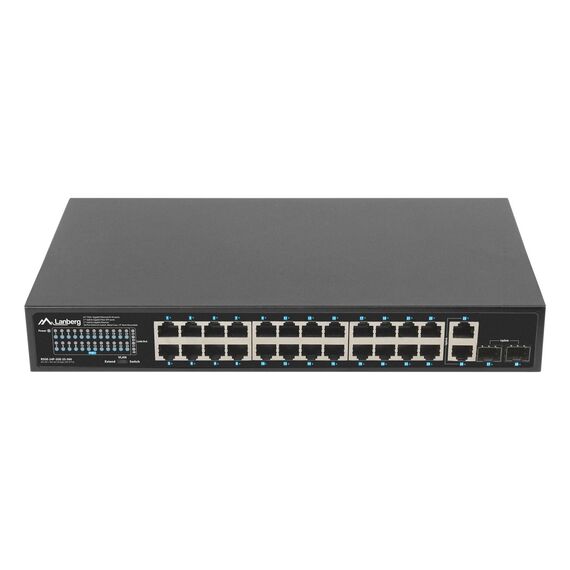 Lanberg !Switch 24x1GB POE+ 2xGB RSGE-24P - | RSGE-24P-2GE-2S-360