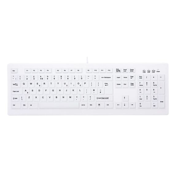 Active Key MedicalKey AK-C8100 - Keyboard - U | AK-C8100F-U1-W/UK