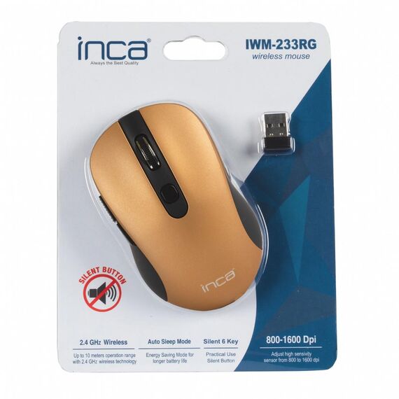INCA IWM-233RG Ergonomic design, comfortable touch feeling.
