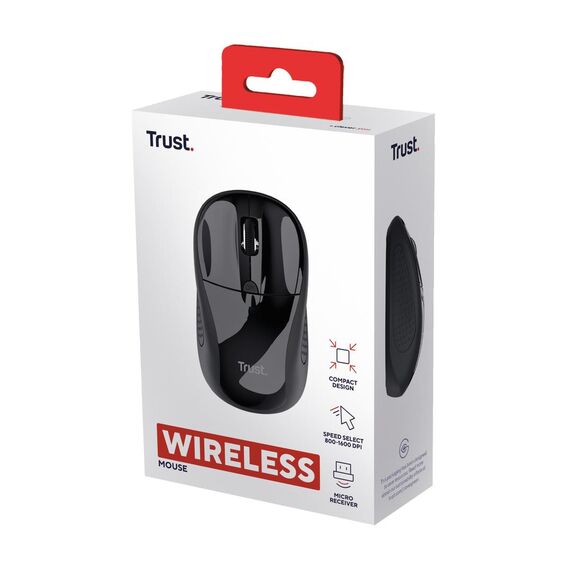 Trust - Mouse - right and left-handed - optical - 4 butto | 24658