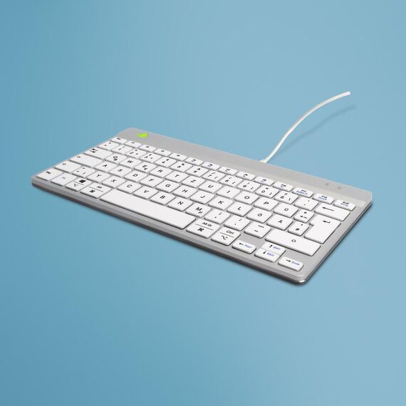 R-Go Compact Break - Keyboard - with integrated bre | RGOCODEWDWH