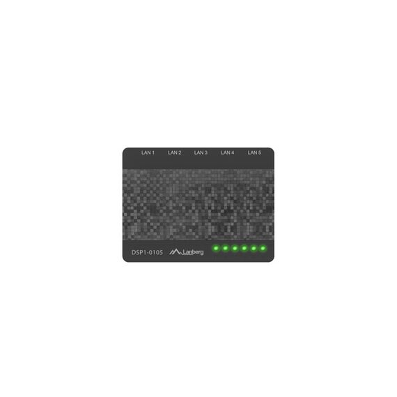 Lanberg DSP1-0105 - Unmanaged - Fast Ethernet (10/100) - IEEE 802