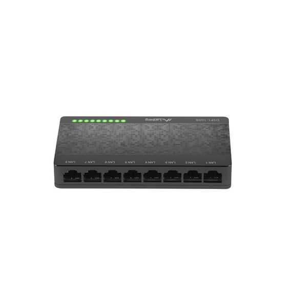 Lanberg DSP1-1008 - Unmanaged - Gigabit Ethernet (10/100/1000) -