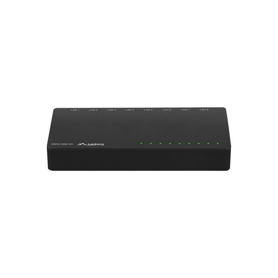 Lanberg DSP2-1008-12V - Unmanaged - Gigabit Ethernet (10/100/1000