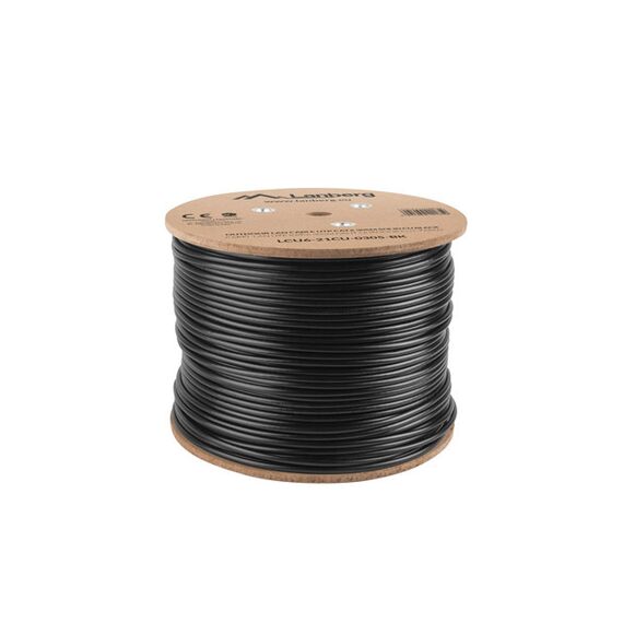 Lanberg LCU6-21CU-0305-BK - 305 m - Cat6 - U/UTP (UTP) - LAN CABL
