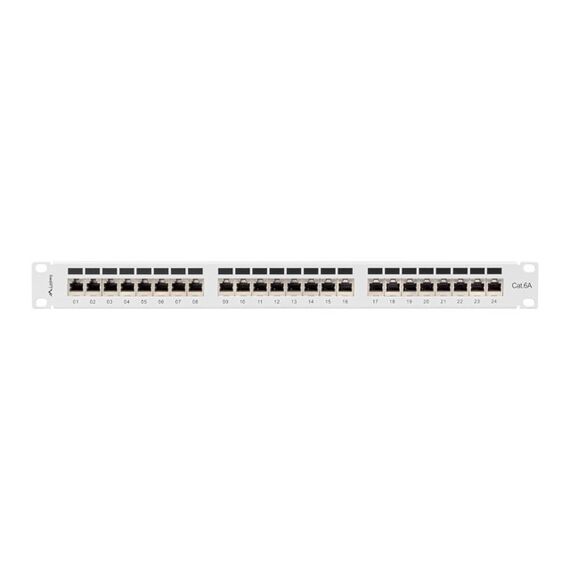 Lanberg Patch panel 1U 19 &quot 24x RJ-45 Cat.6A pi | PPSA-1024-S