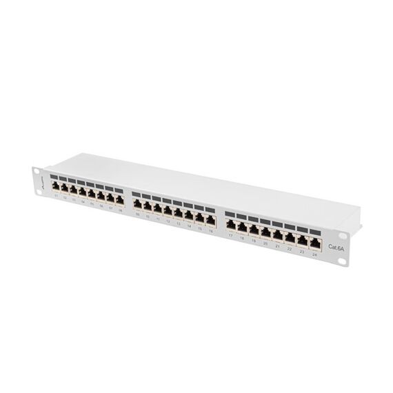 Lanberg Patch panel 1U 19 &quot 24x RJ-45 Cat.6A pi | PPSA-1024-S